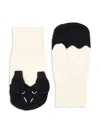 Stella Mccartney Knitted Gloves In White