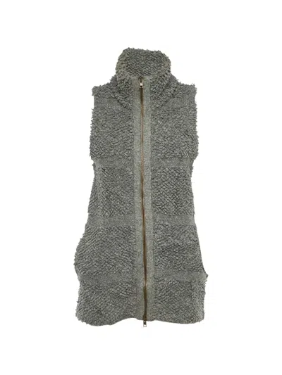 Pre-owned Stella Mccartney Knitted Sleeveless Jacket In Gray