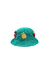Stella Mccartney Knitting Hat In Green