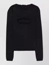 Stella Mccartney Knitwear Top Featuring Cut-out Detail In Black