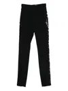 Stella Mccartney Lace-detail Leggings In Black
