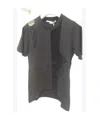Stella Mccartney Lace Detail T-shirt In Black