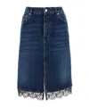 Stella Mccartney Stella Mc Cartney Denim Skirt In Blue
