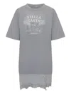 Stella Mccartney Lace-embellished Cotton Mini Dress