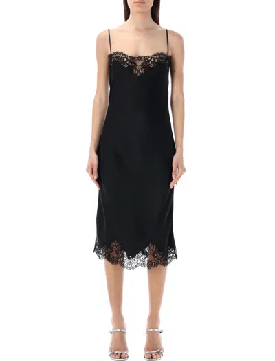 Stella Mccartney Lace Mini Dress In Black