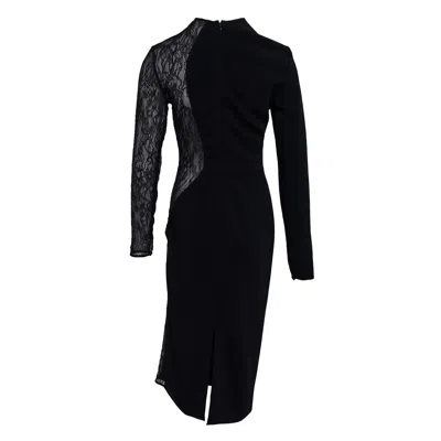 Stella Mccartney Lace Miracle Dress In Black