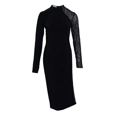 Stella Mccartney Lace Miracle Dress In Black