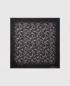 Stella Mccartney Lace Print Square Scarf In Black