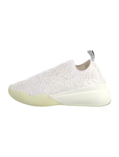 Pre-owned Stella Mccartney Lace Sneakers In White