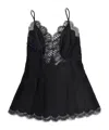 Stella Mccartney Lace Suspenders In Black