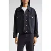 Stella Mccartney Lace Trim Denim Trucker Jacket