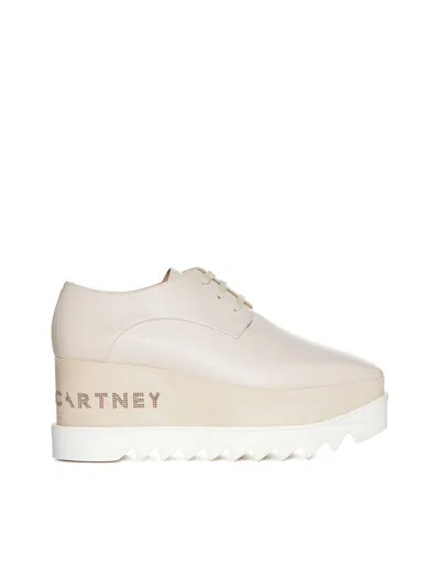 Stella Mccartney Laced Shoes In Neutral
