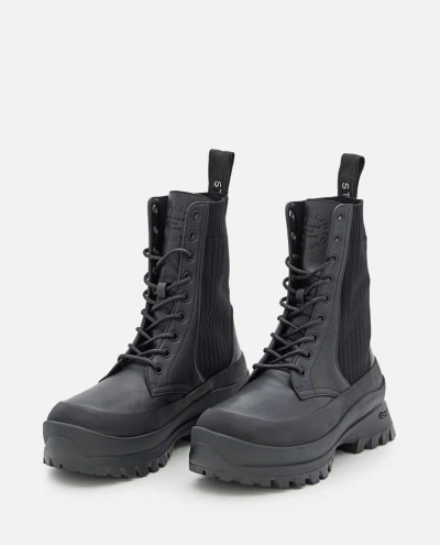 Stella Mccartney Laced-up Boots In Black