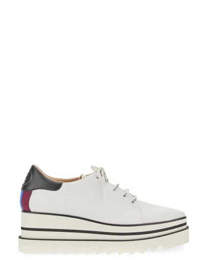 Stella Mccartney Lace-up With Wedge Elyse In White