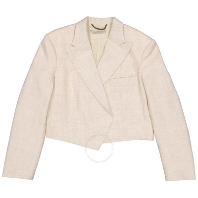 Stella Mccartney Ladies Adley Cropped Jacket In Beige