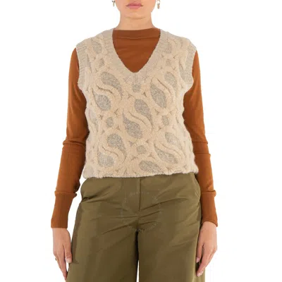 STELLA MCCARTNEY STELLA MCCARTNEY LADIES BEIGE MONOGRAM VEST