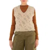 Stella Mccartney Ladies Beige Monogram Vest In Neutral