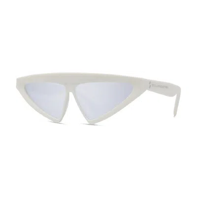 Stella Mccartney Ladies Black Geometric Sunglasses Sc40045i 25c In ["silver Tone"]