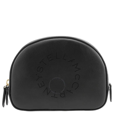 Stella Mccartney Stella Logo Wash Bag In Black