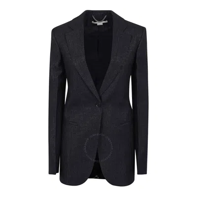 Stella Mccartney Ladies Black Single-breasted Blazer