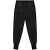 Stella Mccartney Ladies Black Wood-grain Effect Tapered Trousers In Black