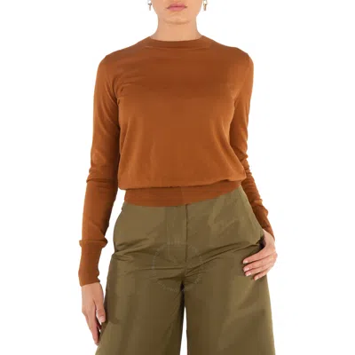 Stella Mccartney Ladies Brown Crewneck Jumper