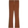 Stella Mccartney Prince-of-wales Slim-cut Trousers In Brown