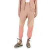 Stella Mccartney Ladies Colorblock Tonal Mix Panelled Wool Track Pants