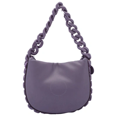 Stella Mccartney Ladies Grape Frayme Falabella Shoulder Bag In Purple