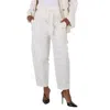Stella Mccartney Ladies High-waist Tapered Trousers In Neutral