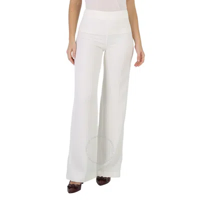 Stella Mccartney Ladies High-waisted Flared Trousers In Beige