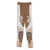 Stella Mccartney Brown Polyamide Stella Sport Logo Leggings In Beige