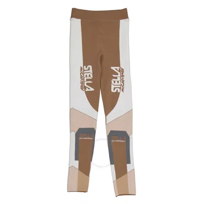 STELLA MCCARTNEY STELLA MCCARTNEY LADIES KHAKI SPORTY LOGO-PRINT LEGGINGS