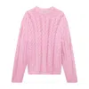 Stella Mccartney Light Pink Crewneck Oversize Sweater In Pink