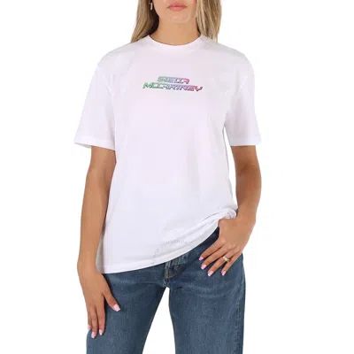 Stella Mccartney High Frequency Gel Logo T-shirt - Atterley In White