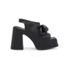 Stella Mccartney Black Alter Mat Skyla Sandals In Black