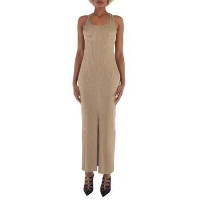 Stella Mccartney Ladies Sparkle Lurex Dress In Brown