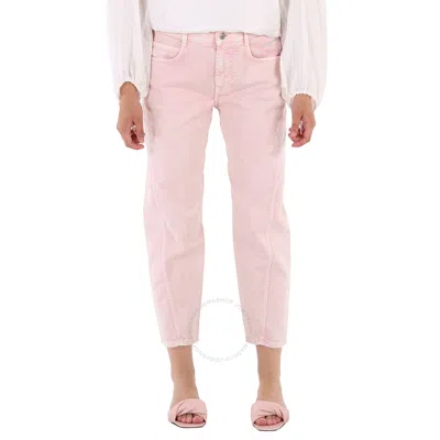 Stella Mccartney Ladies Twisted Seam Jeans In Pink