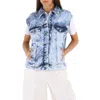 Stella Mccartney Ladies Vintage Washed Denim Vest In Blue
