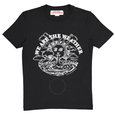 Stella Mccartney Ladies "we Are The Weather" T-shirt In Black
