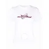 Stella Mccartney Women's T-shirt With Logo Print In White