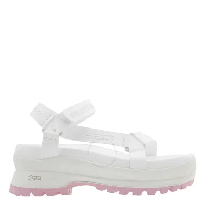 Stella Mccartney Ladies White Trace Strap Sandals