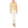 Stella Mccartney Ladies Yellow High Waist Flared Ruffled Pants