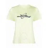 Stella Mccartney Ladies Yellow Logo-print Short-sleeve T-shirt In Yellow