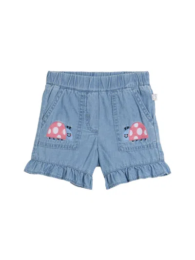 Stella Mccartney Ladybug" Bermuda Shorts In Blue