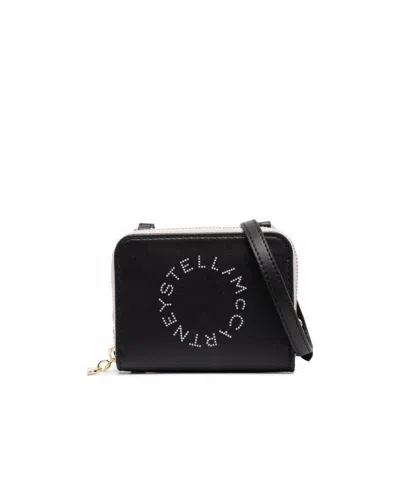 STELLA MCCARTNEY STELLA MCCARTNEY LOGO DETAILED STRAPPED WALLET
