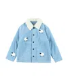 Stella Mccartney Lapel Casual Jacket In Blue