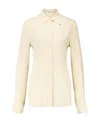 Stella Mccartney Long-sleeved Buttoned Shirt In White