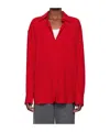 Stella Mccartney Lapel Shirt In Red