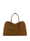 Stella Mccartney Borsa Da Viaggio In Suede Alter Mat Caramello  Donna In Neutrals